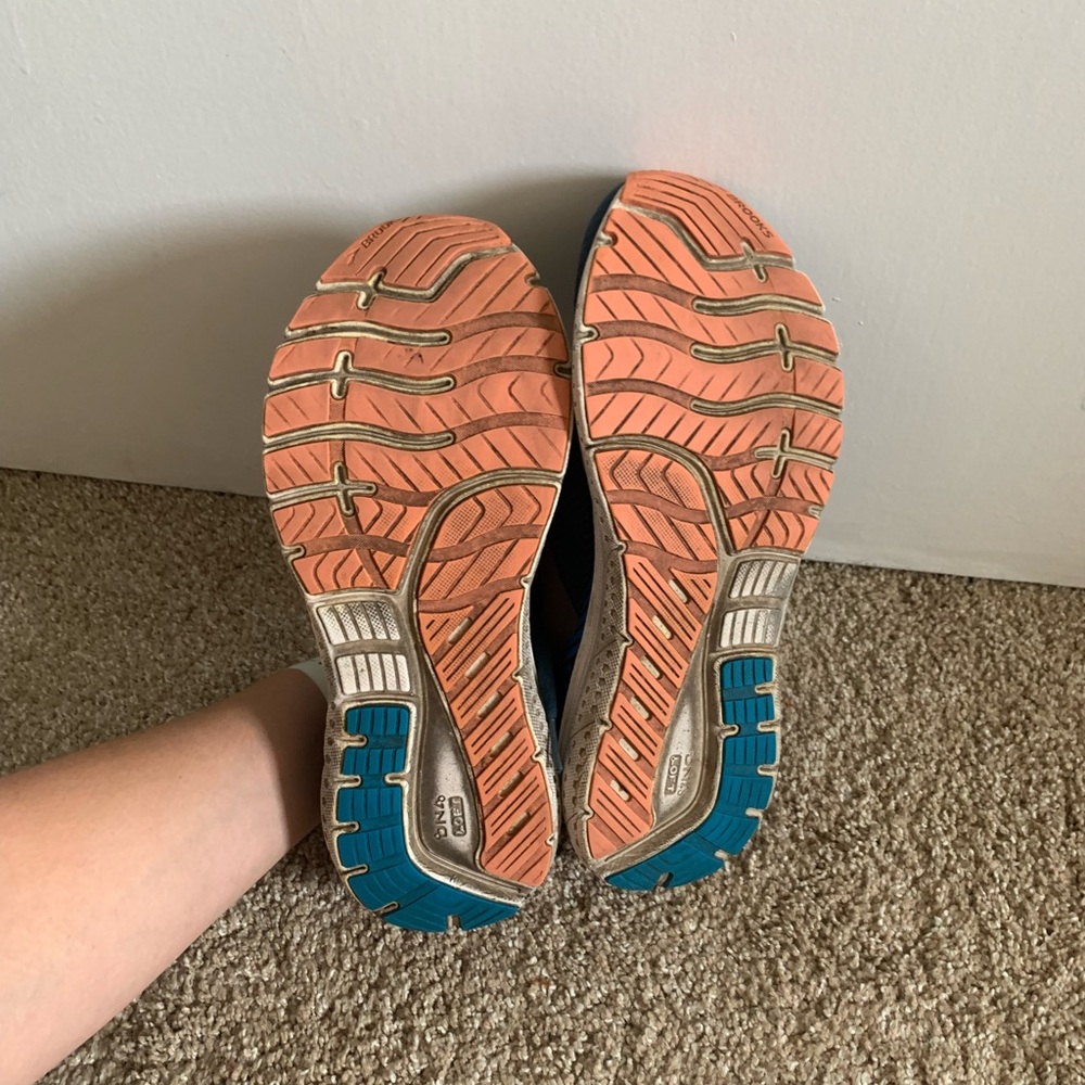 Brooks Women's Blue/Pink Running Transcend 7 Supportive Athletic Shoes size 9.5 - Picture 5 of 8